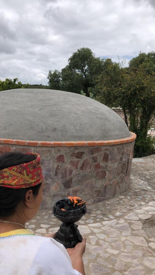 Hotel&Temazcal Hacienda Maxthá Huichapan Esterno foto